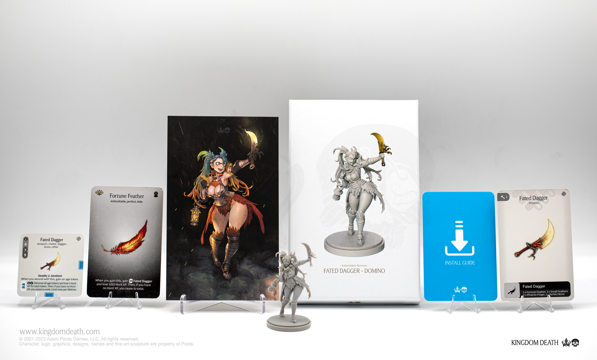 Indomitable Survivor - Fated Dagger Domino – Kingdom Death Indomitable Survivor - Fated Dagger Domino – Kingdom Death