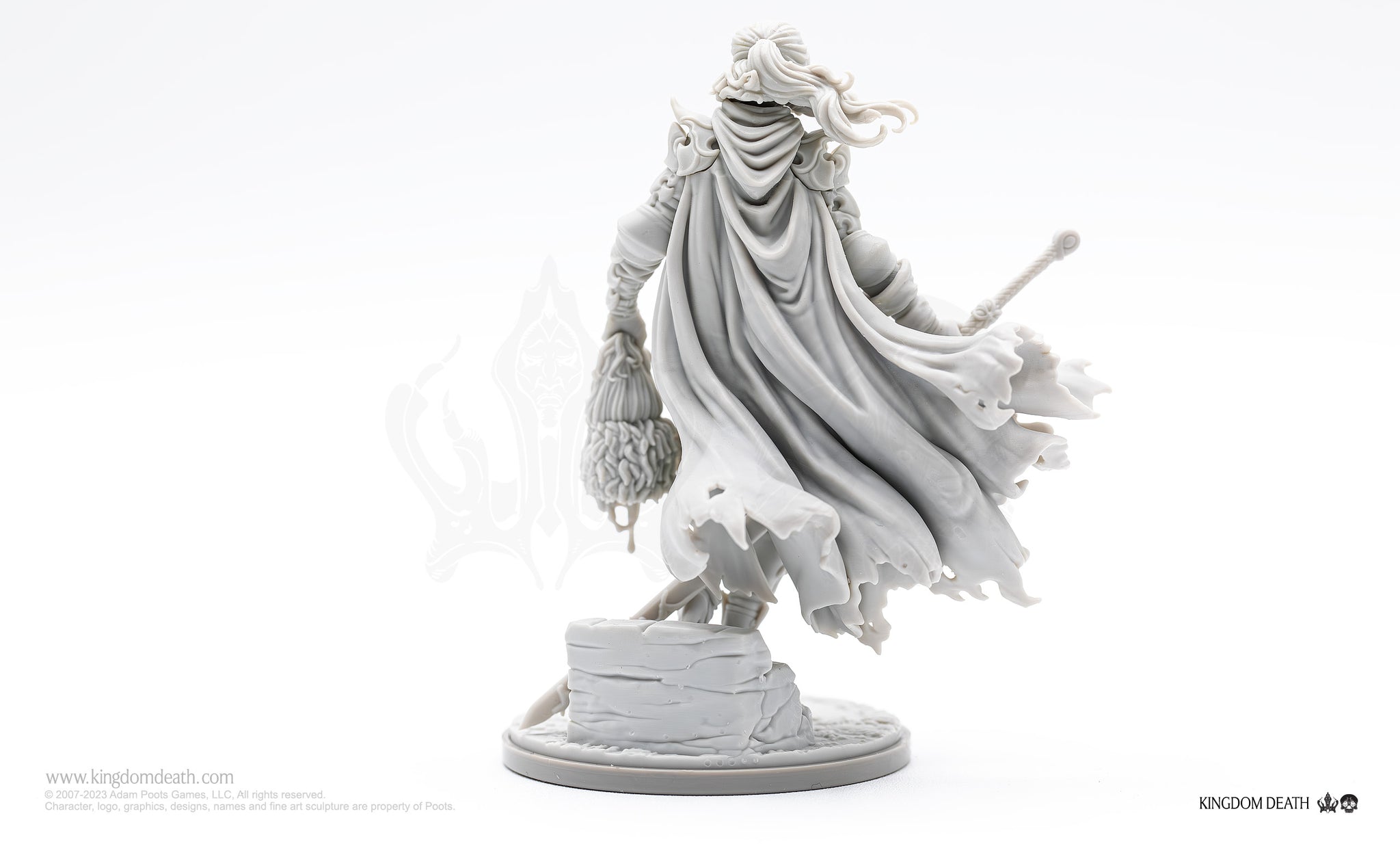 Azure Knight 30mm Miniature – Kingdom Death Unassembled Model WH432