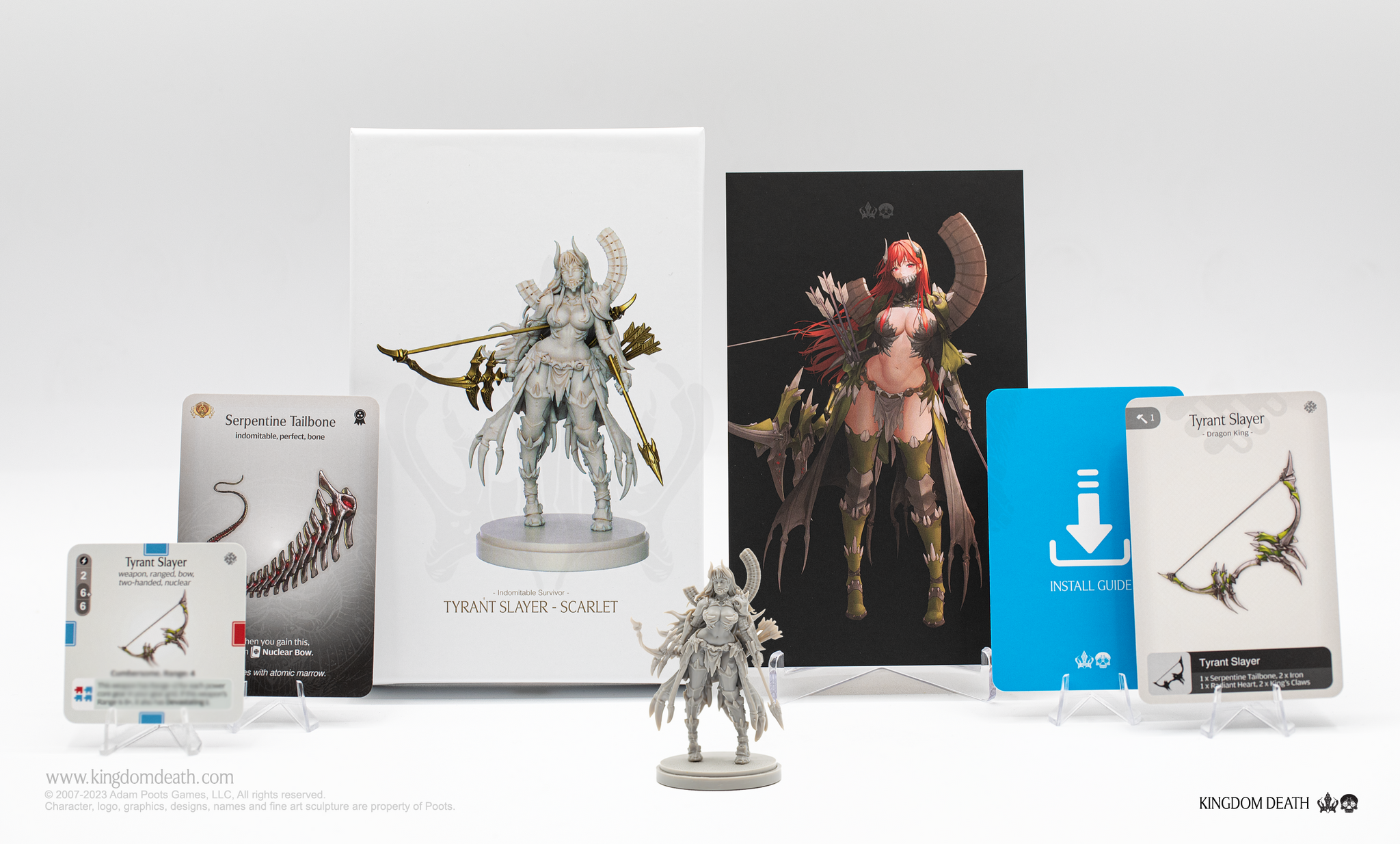 キングダム　りりー② Indomitable Survivor - Tyrant Slayer Scarlet – Kingdom Death