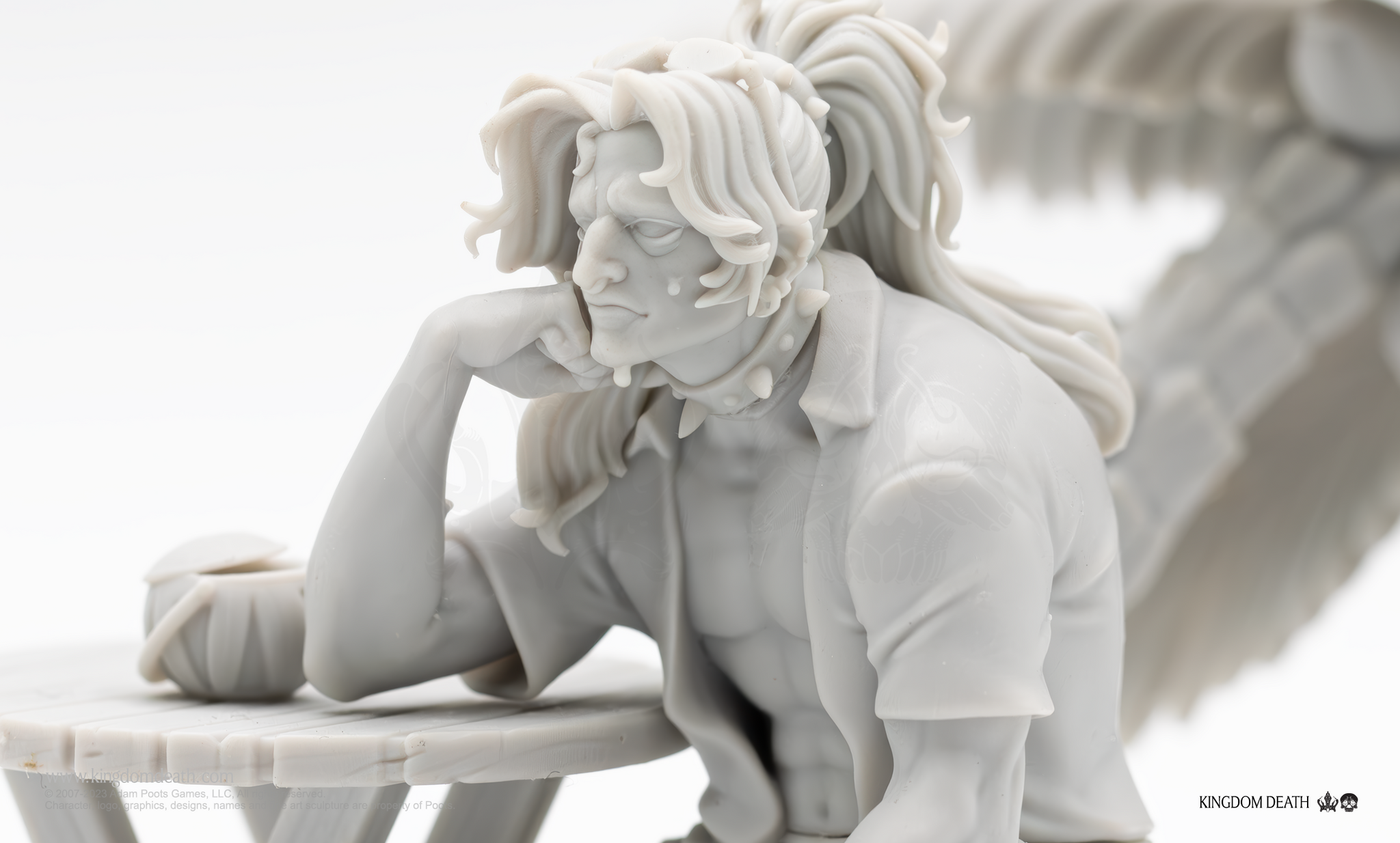 50mm Kingdom Death White Knight (Heavy) Unpainted Unassembled WH353