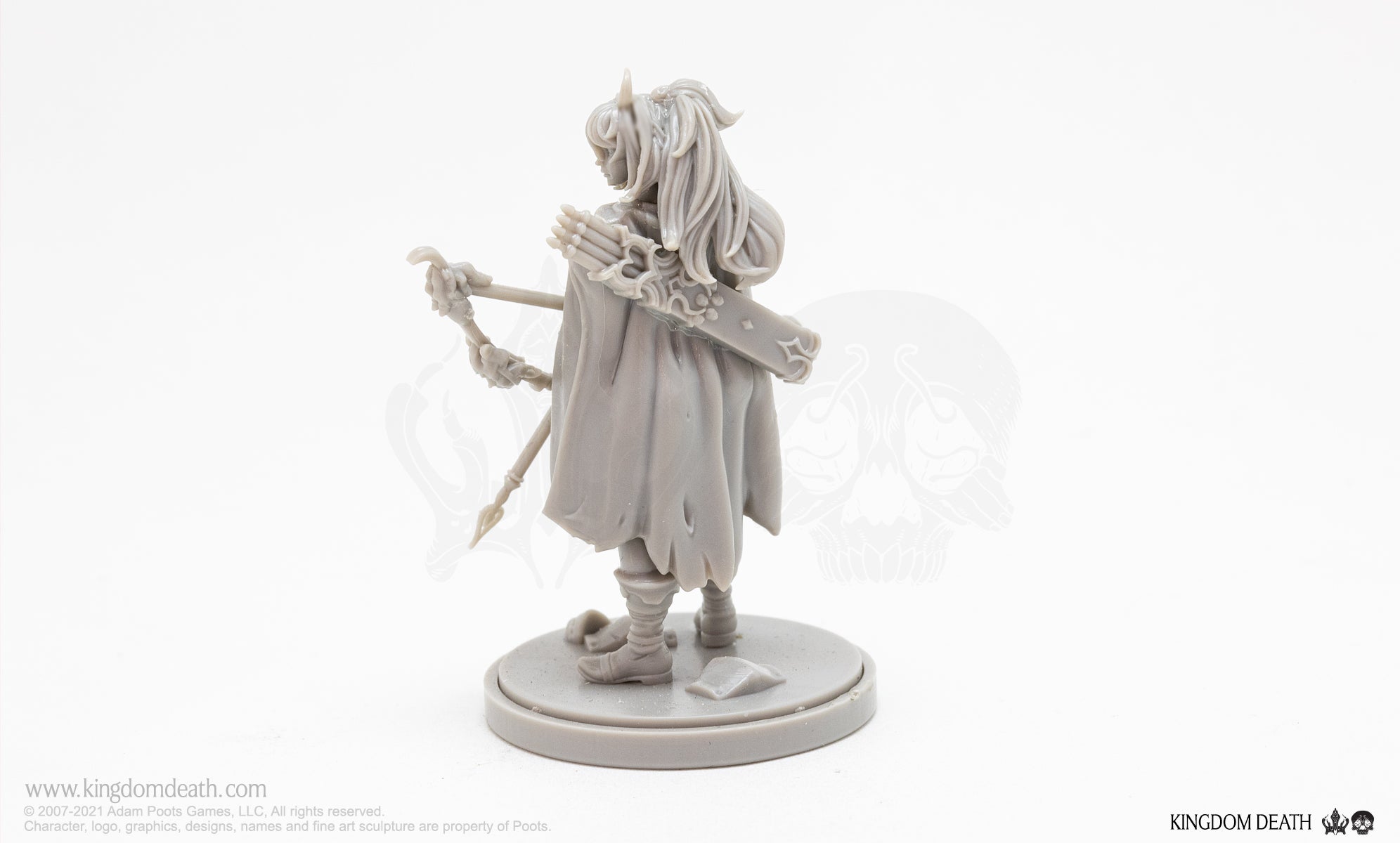Resin Kit 874 Kingdom Death Aya - Lantern Armor 30mm Base Size - Foto 12