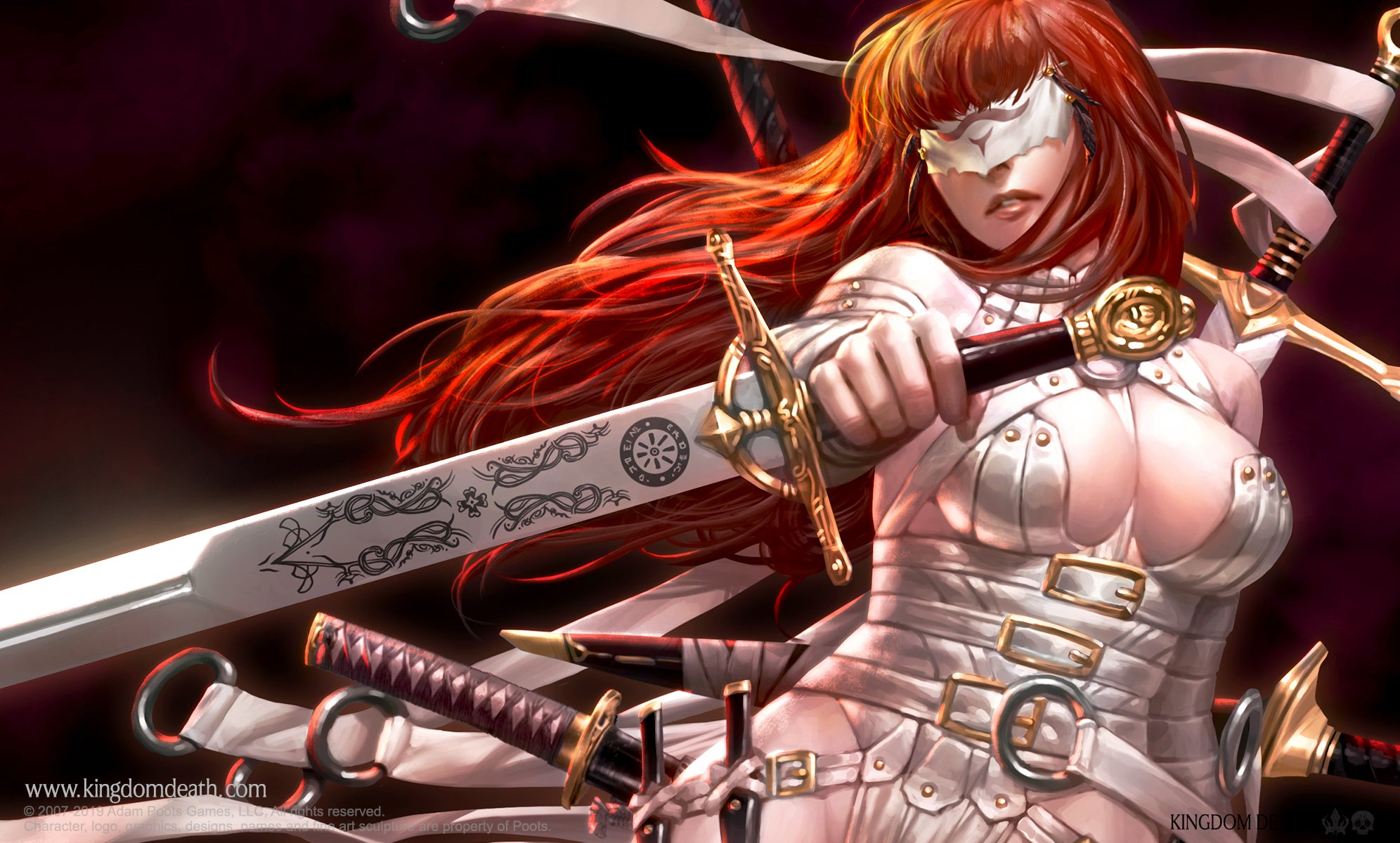 Kingdom Death Sword Hunter résine numéro 7 / 500 OOP RARE Kingdom Death Sword Hunter résine numéro 7 / 500 OOP RARE